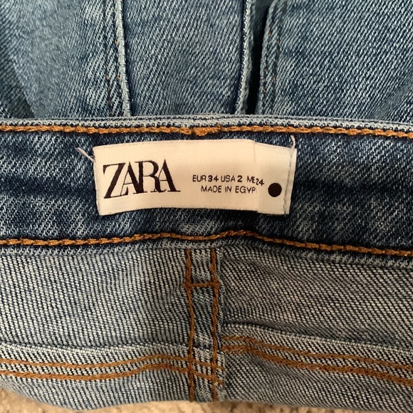 Zara Jeans size 2 straight leg - Picture 4 of 4